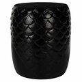 Safavieh Julyvia Concrete Stool, Black VNN1037C